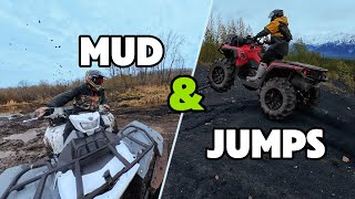 Mud, Jumps & Mayhem! - First ATV Ride on Eska Falls Trail, Alaska