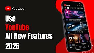 How to Use YouTube All New Features !