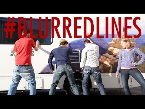 Robin Thicke BLURRED LINES (Parody) - made in our RV!
