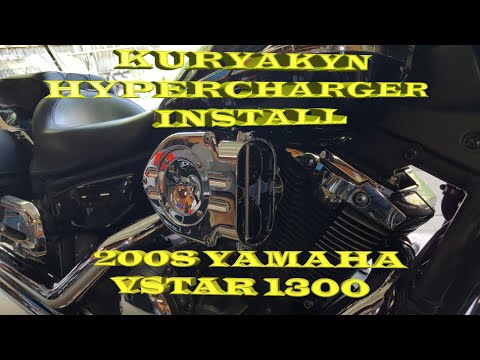 Kuryakyn hypercharger install on 2008 yamaha vstar 1300 how to