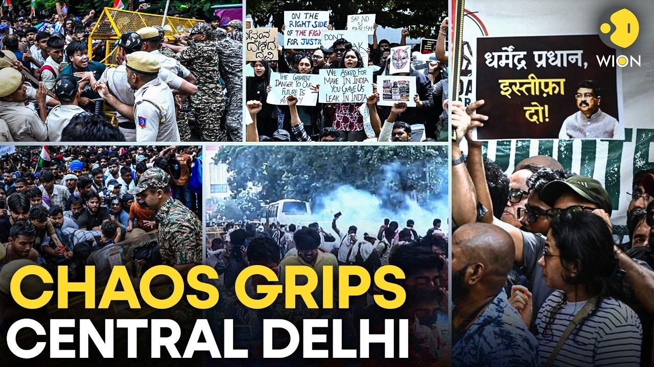 CJP Protests LIVE: FRESH CLASHES Erupt Near Jantar Mantar; Internet Disrupted , Tear Gas Fired