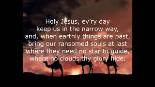 As with gladness men of old