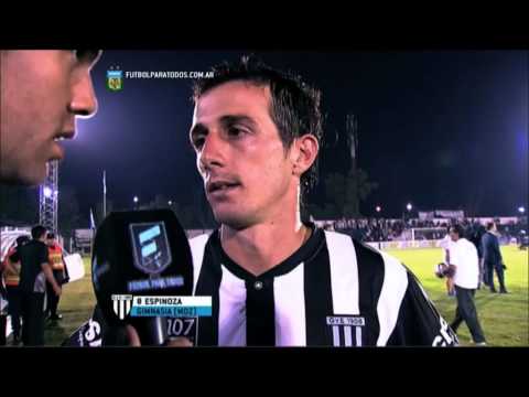 Espinoza: "Se nos complicó un poco"Gimnasia 2 - Instituto 2. Fecha 3. B Nacional 2015. FPT