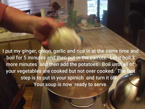 How to make beef bone soup with vegetales