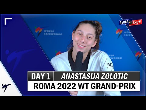 ANASTASIJA ZOLOTIC POST FIGHTS INTERVIEW - BRONZE MEDALIST OF THE ROMA 2022 WT GRAND PRIX