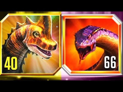 MAX BRACHIOSAURUS VS OUROBOROS 66 🐍 Jurassic World: The Game - New TITANOBOA World Boss Fight - HD