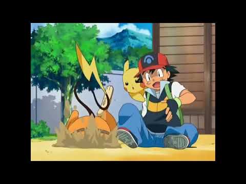 Ash obtiene a un Raichu miedoso /diamante y perla
