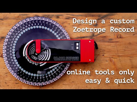 Howto - design a custom zoetrope without Software