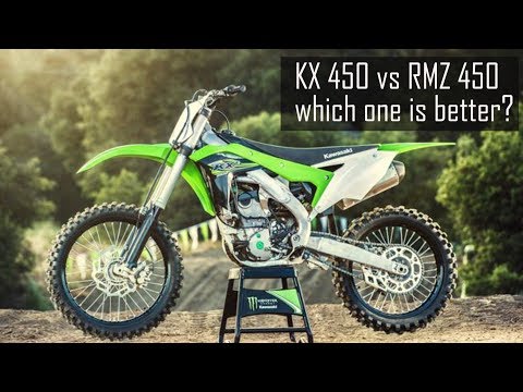 Kawasaki KX 450f first ride and comparison to Suzuki RMZ 450