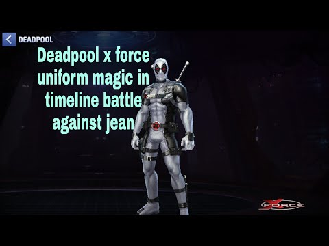deadpool x force uniform magic in timeline battle - marvel future fight