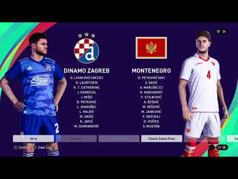 FRIENDLY Montenegro vs Dinamo Zagreb