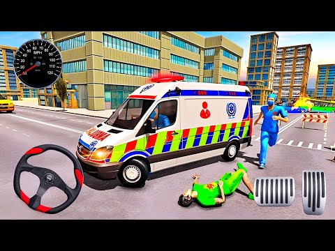 911 Call in the City! Ambulance Rush to Rescue Accident Victim 🚨 (Android Gameplay)