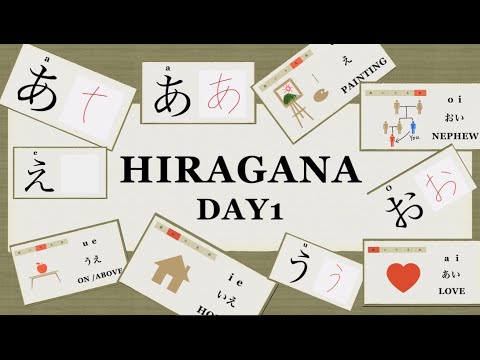 Japanese for beginners: Learning Hiragana 10 day challenge Day1