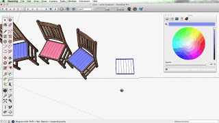 SketchUp Skill Builder: Applying Materials to Components