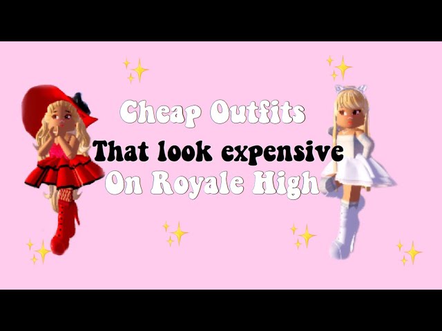 How To Get Free Expensive Clothes - high end designer fashion roblox royale high