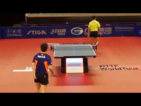 3rd set men's finals FAN Zhendong, CHINA  vs XU Xin, CHINA 15 nov 2015