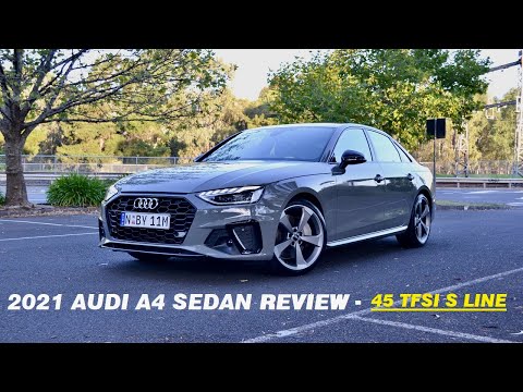 2021 Audi A4 Sedan Review - A4 45 TFSI Quattro S Line DRIVEN!