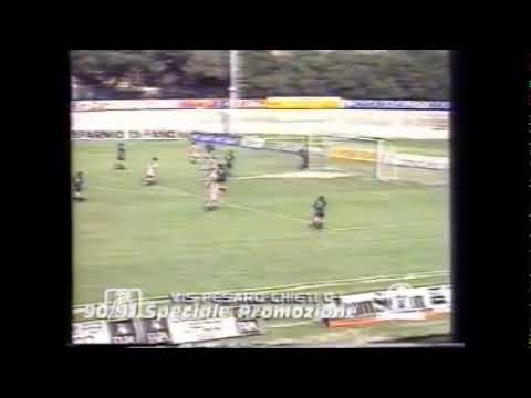 Vis Pesaro - Chieti 0-1 - Serie C/2 Girone C 1990-91 - 27a giornata