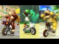 Mario Kart Wii DK Yoshi Bowser Gameplay Compilation HD