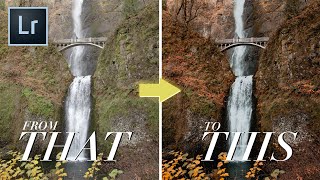 How to make a FALL PRESET in Lightroom (FREE PRESET DOWNLOAD)