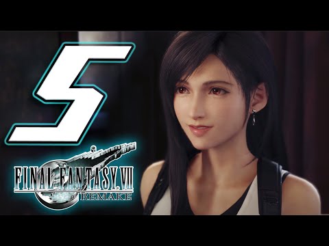 Final Fantasy VII Remake - Gameplay Walkthrough Part 5 Slums Date with Tifa (PS4 Pro)