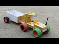 How To Make Matchbox Tractor Trolley At Home Diy Mini Tractor Trolley Science Project