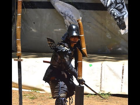 Tameshigiri (Katana test cutting) in Samurai Armor 試し斬り