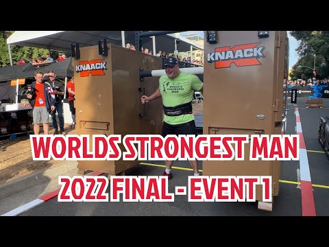 Worlds Strongest Man 2022 Final Results - Event 1