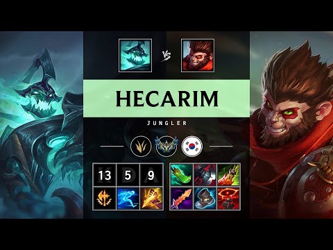 Hecarim Jungle vs Wukong - KR Challenger Patch 25.10