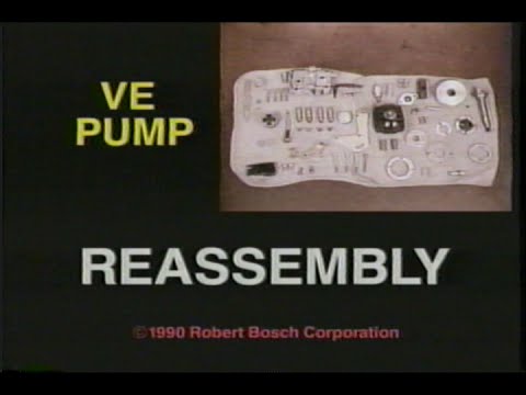 BOSCH VE-Pump Reassembly