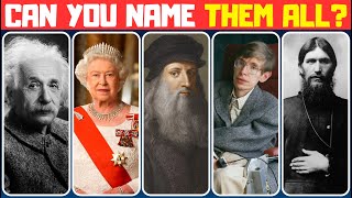 100 HISTORICAL FIGURES CHALLENGE: How Many Can You Name 🧠📸