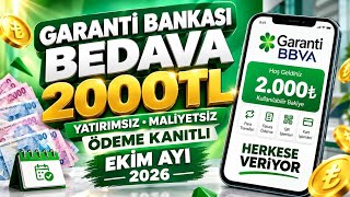 Garanti BBVA Davet Et Kazan |Karşılıklı 2000 TL Bonus Nasıl Alınır? | 2026 Kaçır