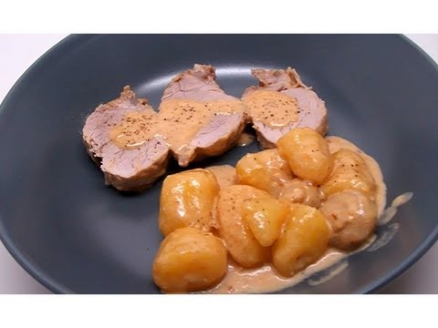 Recette De Filet Mignon De Porc Au Maroilles Champignons Et