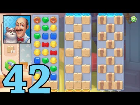 [Gameplay] Homescapes - Level 42 (No Boosters)