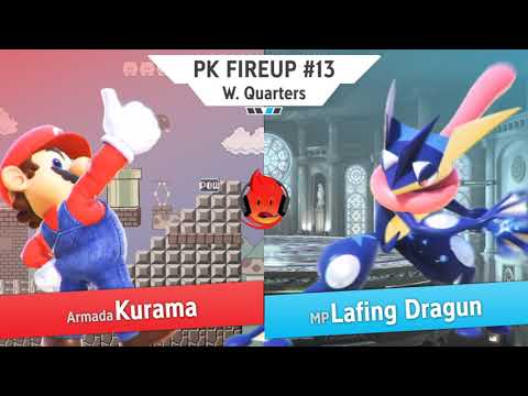 Kurama (Sora, Mario) vs Lafing Dragun (Greninja) - PK Fireup #13 Winners Quarter Finals
