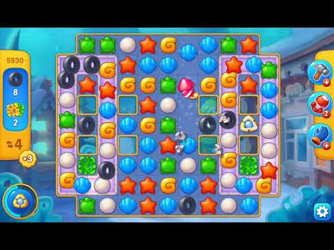 Fishdom 2021 - Level 5930   #playrix #fishdom #gaming