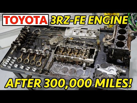 This Toyota 3RZ Engine Lasted 300,000 Miles! Full Teardown Shows Just How Good These Are!