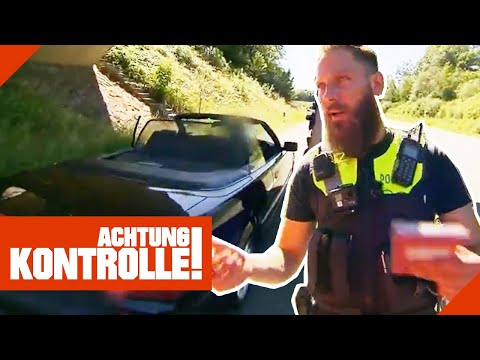 3-er BMW Cabriolet mit "jungem Spund" am Steuer: Drogenkontrolle! |1/2| Kabel Eins Achtung Kontrolle