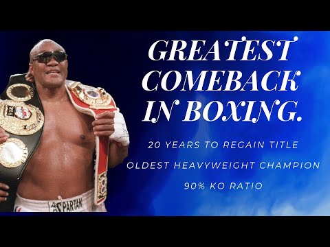 Greatest Comeback in Boxing. Regaining Title After 20 Years - George Foreman