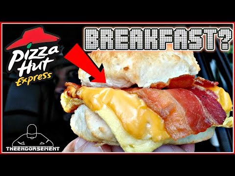 PIZZA HUT® BACON EGG & CHEESE BISCUIT SANDWICH REVIEW