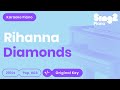 Diamonds - Rihanna (Piano backing track ...