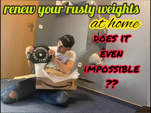 How to renew old Rusty Weights at home. Restore rusty weights at home