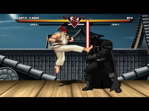 DARTH VADER vs RYU - Highest Level Incredible Epic Fight!