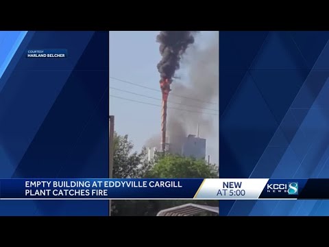 Video shows flames shooting out of building at Cargill plant in Iowa