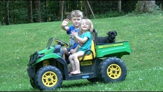 KIDS & PUPPY LOVE JOHN DEERE GATOR RIDES