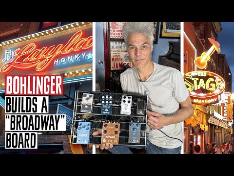 Bohlinger Builds Simple Pedalboard for Nashville and Demos it Downtown at Layla’s on Broadway