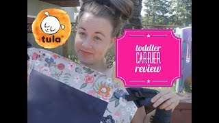 Tula Toddler Carrier : Review and on the body