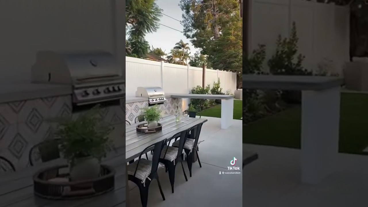 Dream backyard renovation finally complete! #backyardmakeover