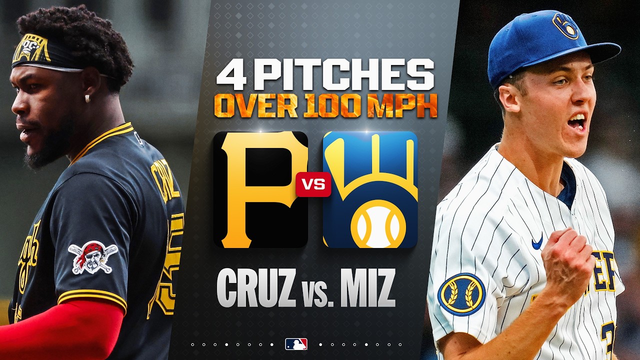 FULL AT-BAT: Jacob Misiorowski threw his 3 fastest pitches of 2026 vs. Oneil Cruz 🔥 MLB Highlights