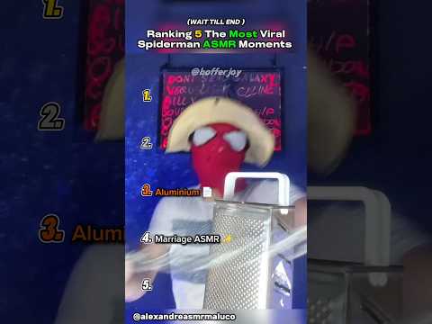 Ranking The Most Viral Spiderman ASMR 🎙